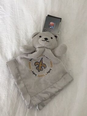 NFL New Orleans Saints Baby Fanatic Lovey with Gold Fleur-de-lis NWT